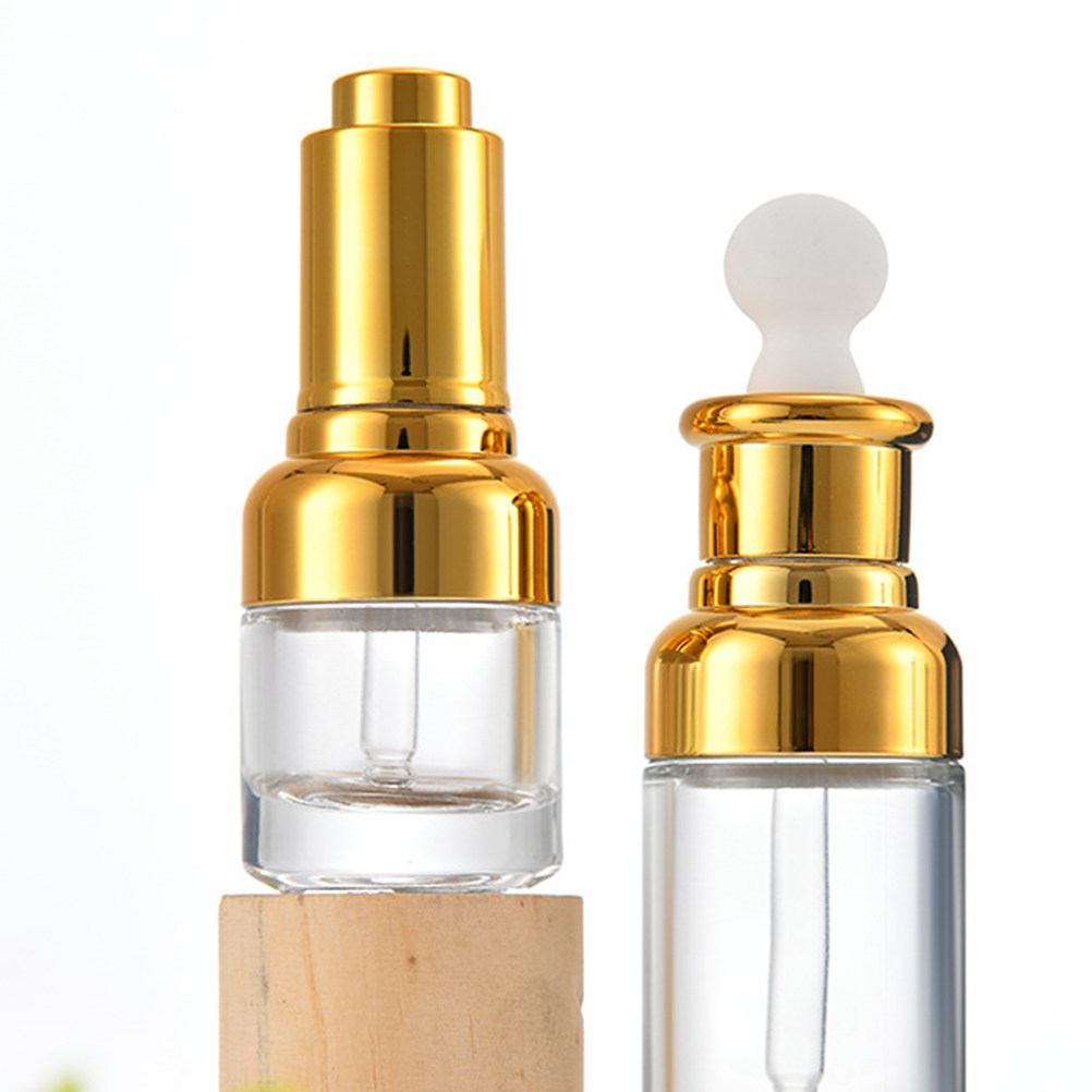 Perfume Refill Bottle - 6개입 고급 투명 유리 드로퍼 병