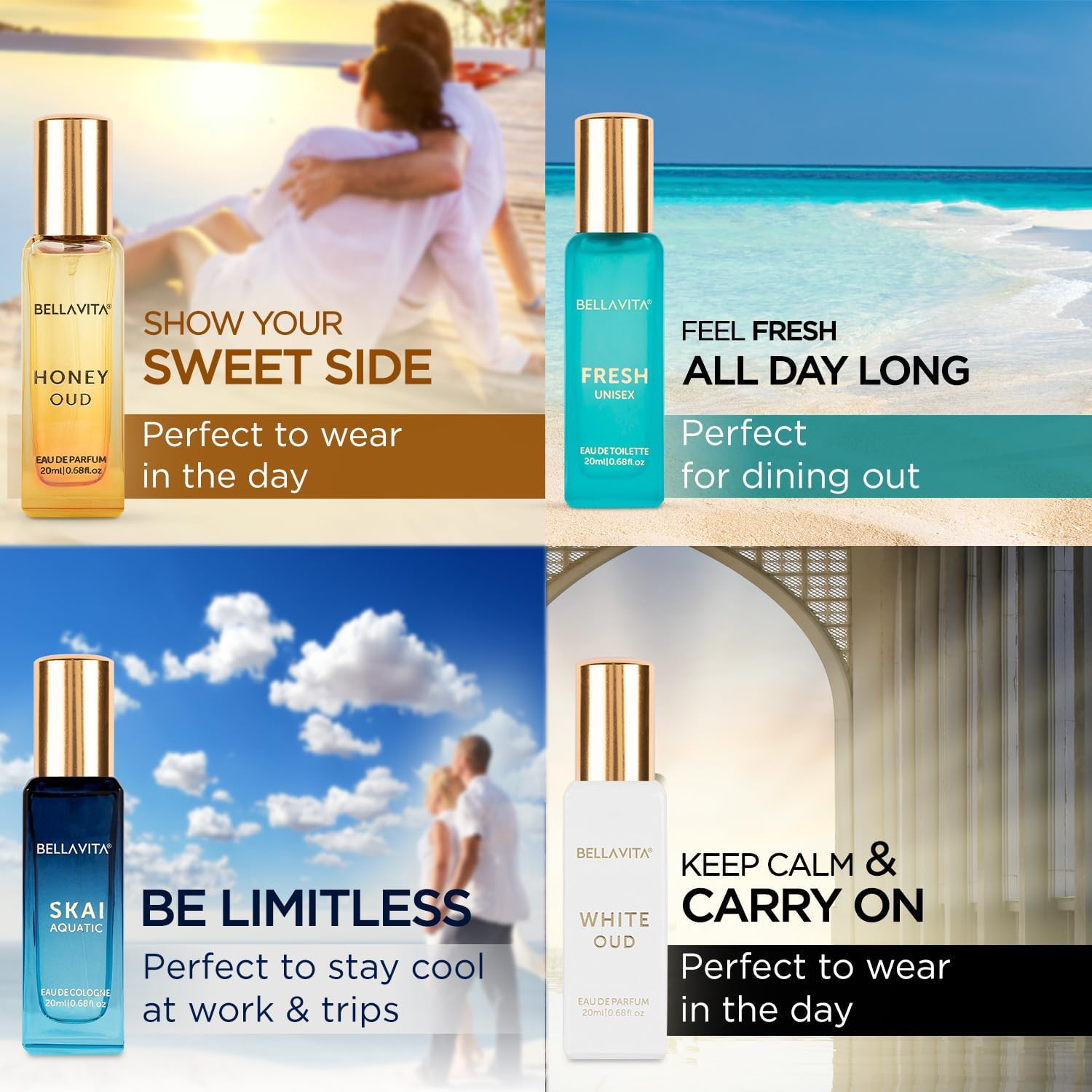 제니픽 벨라 비타 럭셔리 유니섹스 오 드 퍼퓸 선물 세 - Perfume Fresh Fragrance 리뷰 및 가격