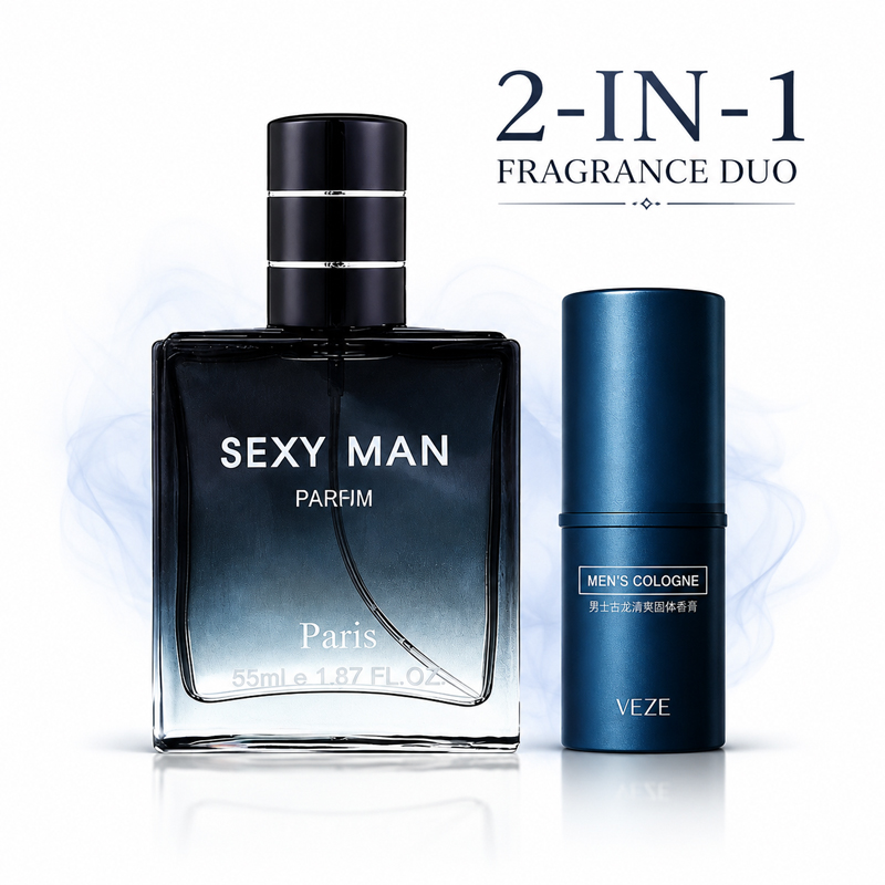 남성용 향수 세트 2-in-1 스프레이 & 솔리드 콜로 - Perfume Fresh Fragrance 리뷰 및 가격