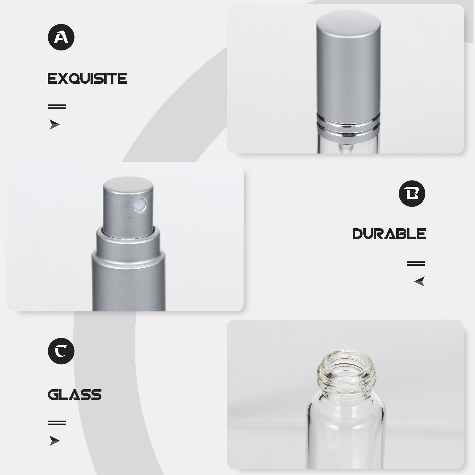 6개입 프리미엄 누수 방지 휴대용 향수 스프레이 병 소 - Perfume Refill Bottle 리뷰 및 가격