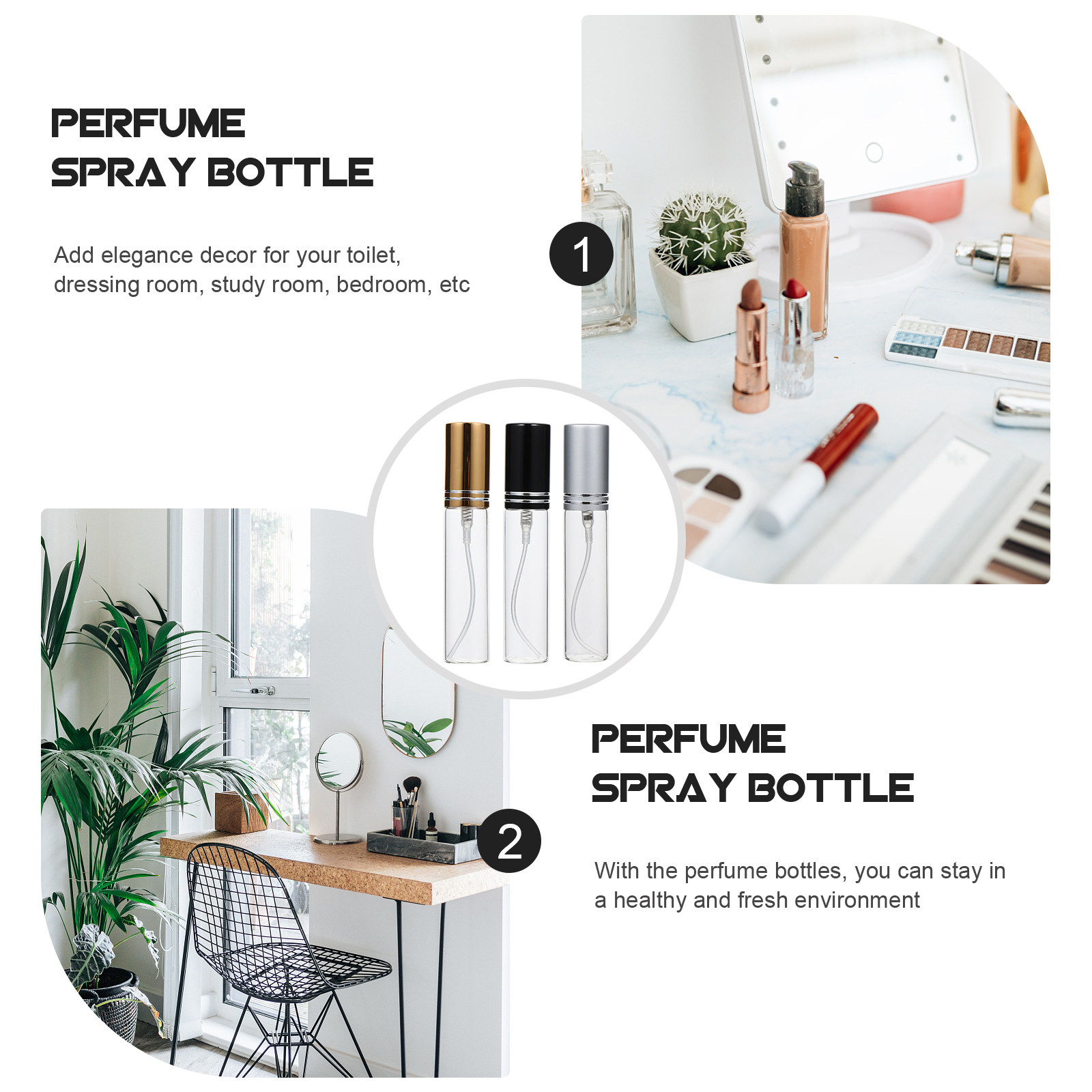 6개입 프리미엄 누수 방지 휴대용 향수 스프레이 병 소 - Perfume Refill Bottle 리뷰 및 가격