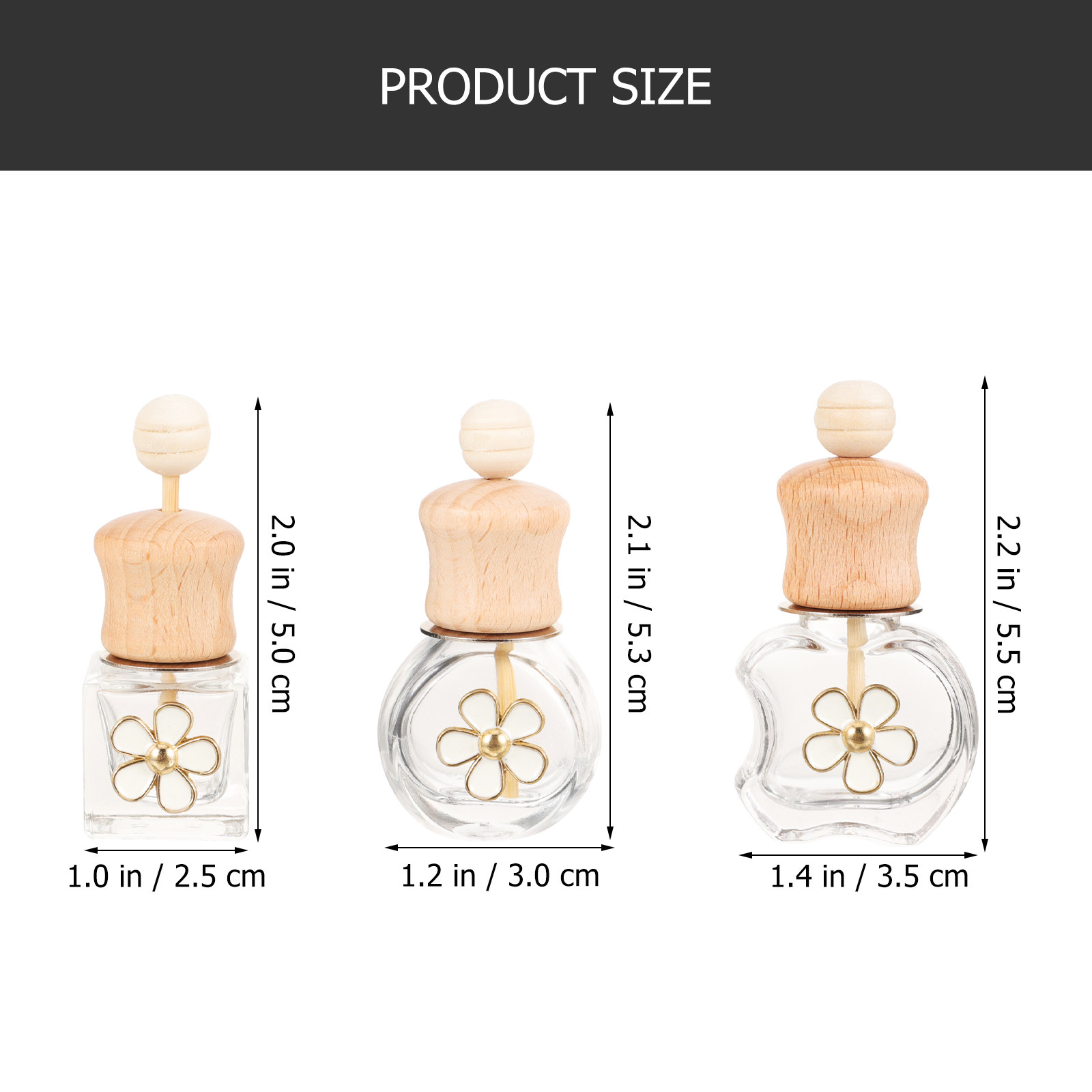 3개입 자동차 향수 공병 재사용 가능한 아로마 디퓨저  - Perfume Refill Bottle 리뷰 및 가격