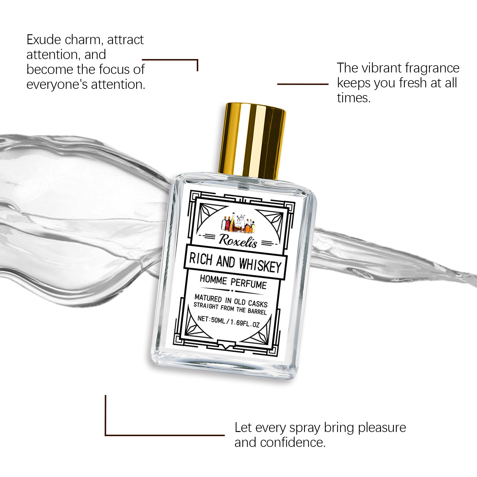 록셀리스 50ml 참 위스키 남성 향수 구롱 향기 우아 - Perfume Fresh Fragrance 리뷰 및 가격